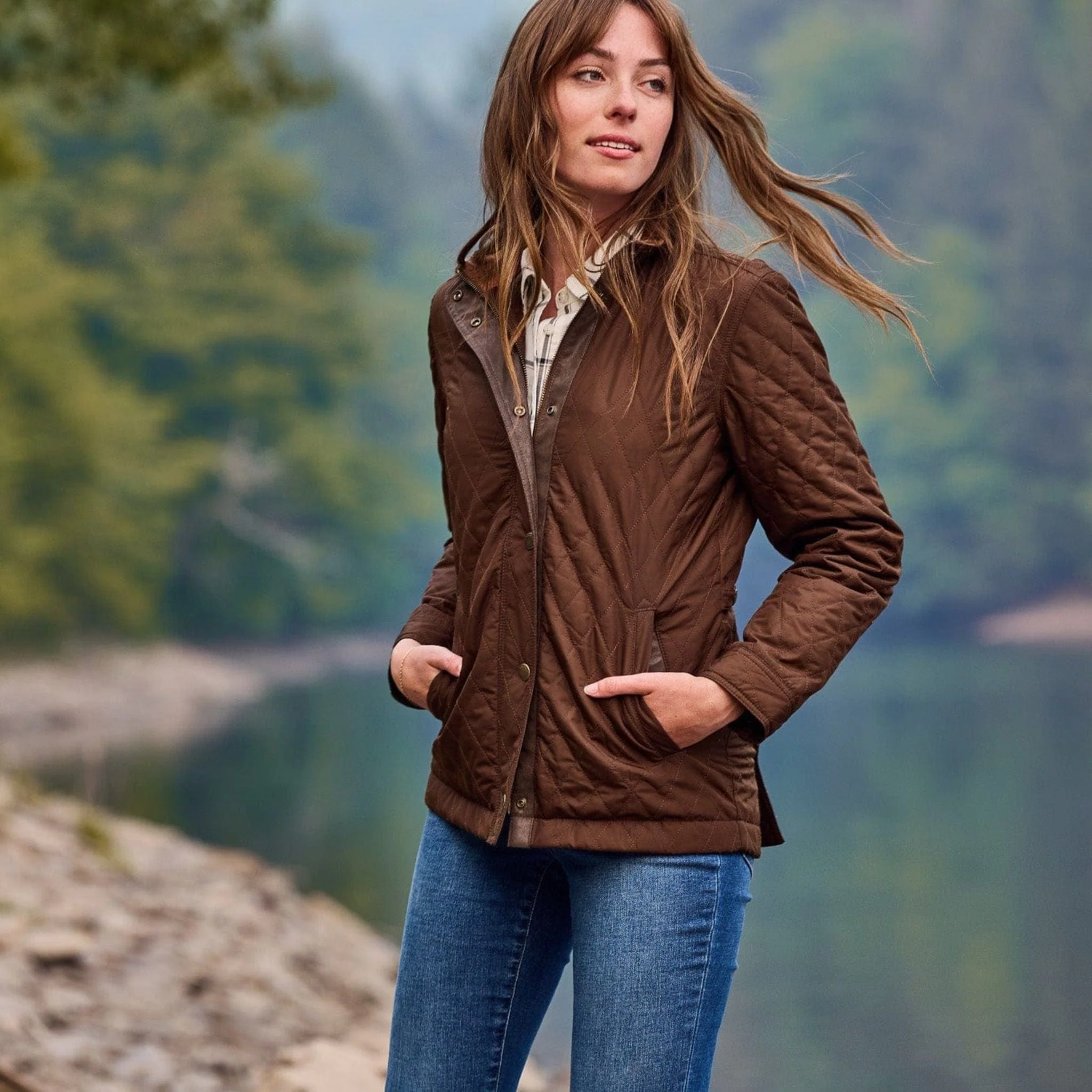 Women's Camden Quilted Jacket - Image 8