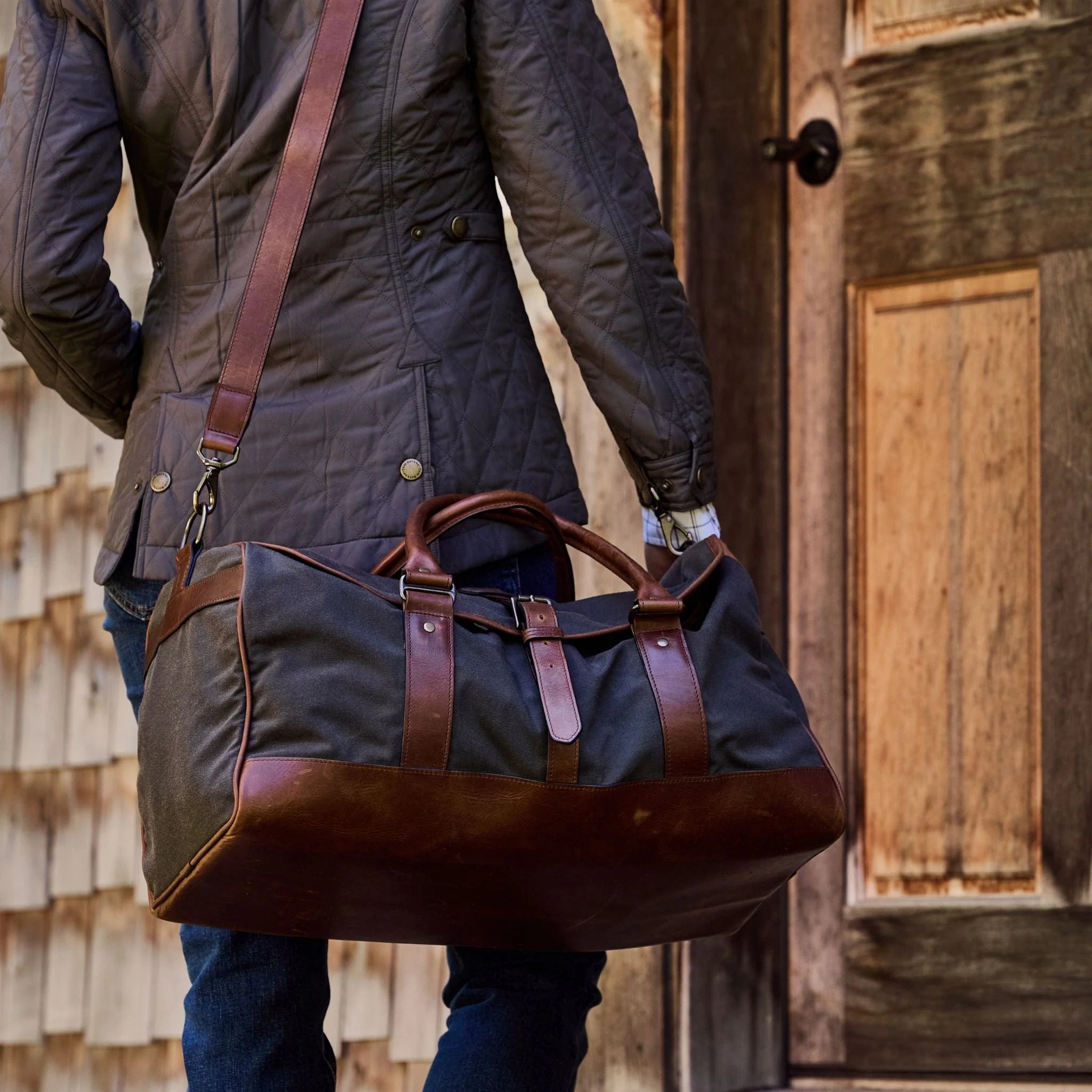 Canvas Weekender Duffel Bag - Image 12