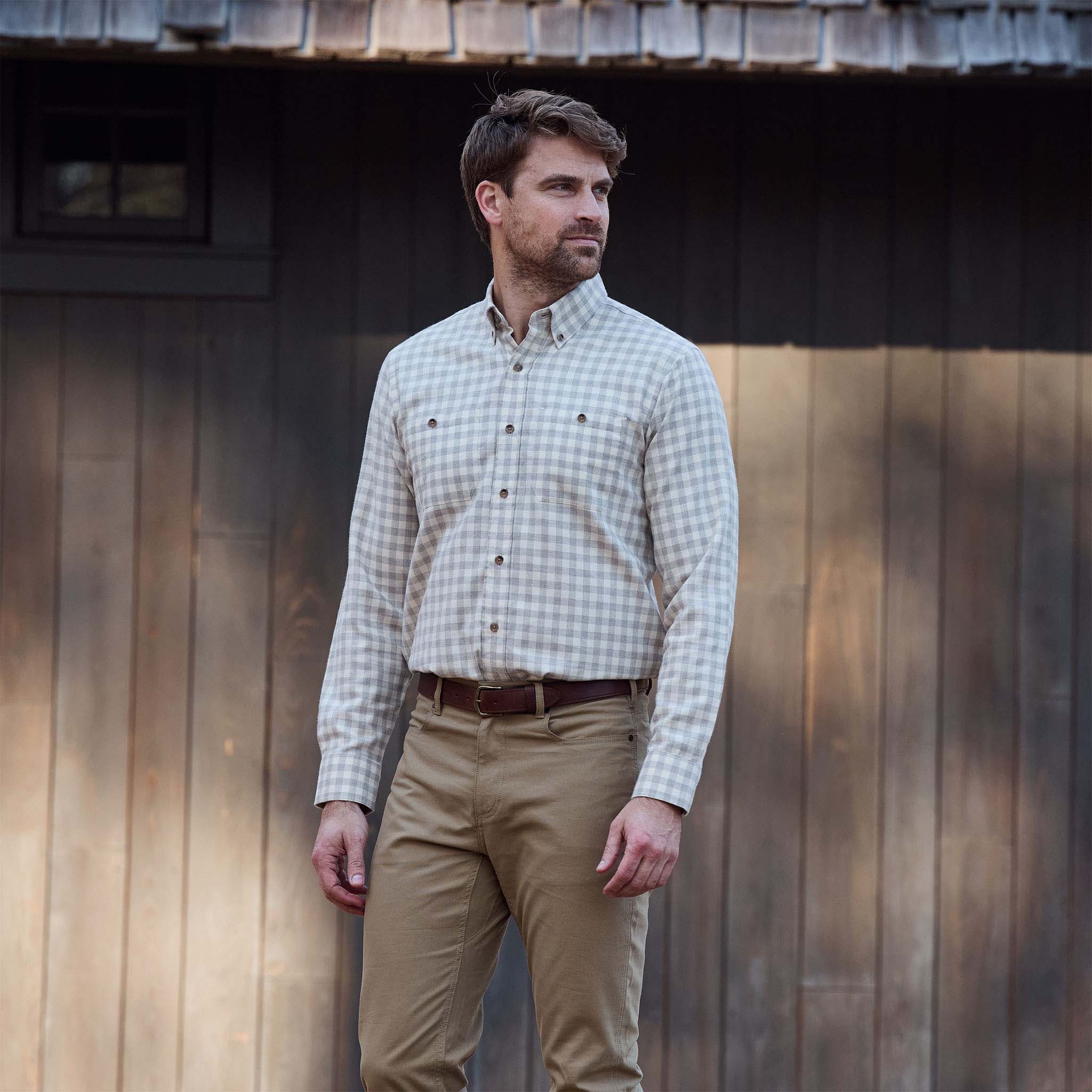 Dixon Brushed Cotton Twill Shirt - Image 18