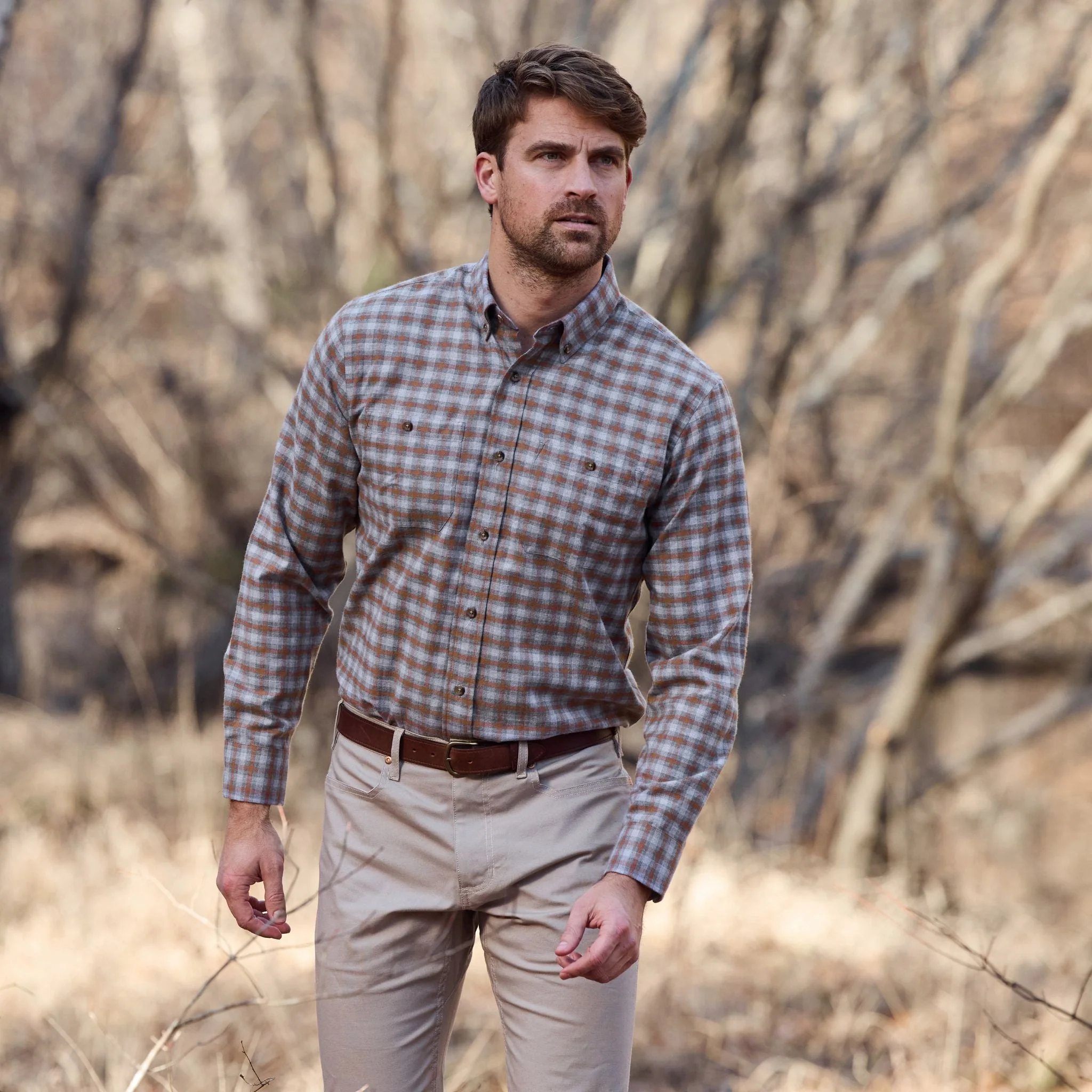 Dixon Brushed Cotton Twill Shirt - Image 22
