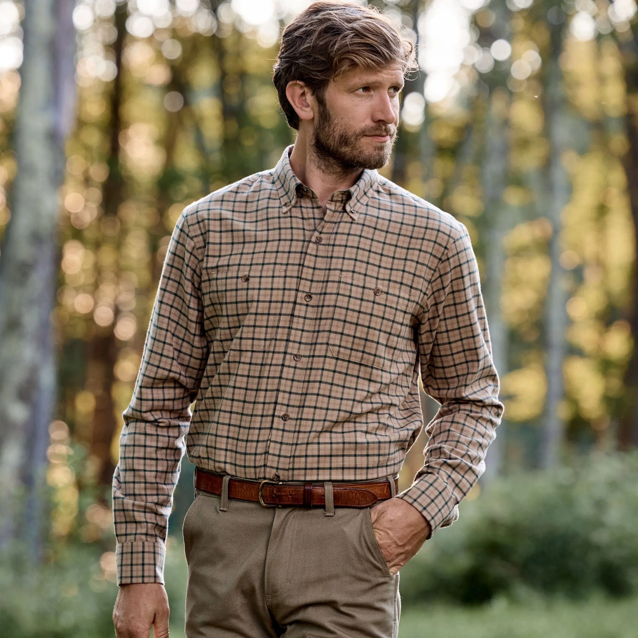 Dixon Brushed Cotton Twill Shirt - Image 80