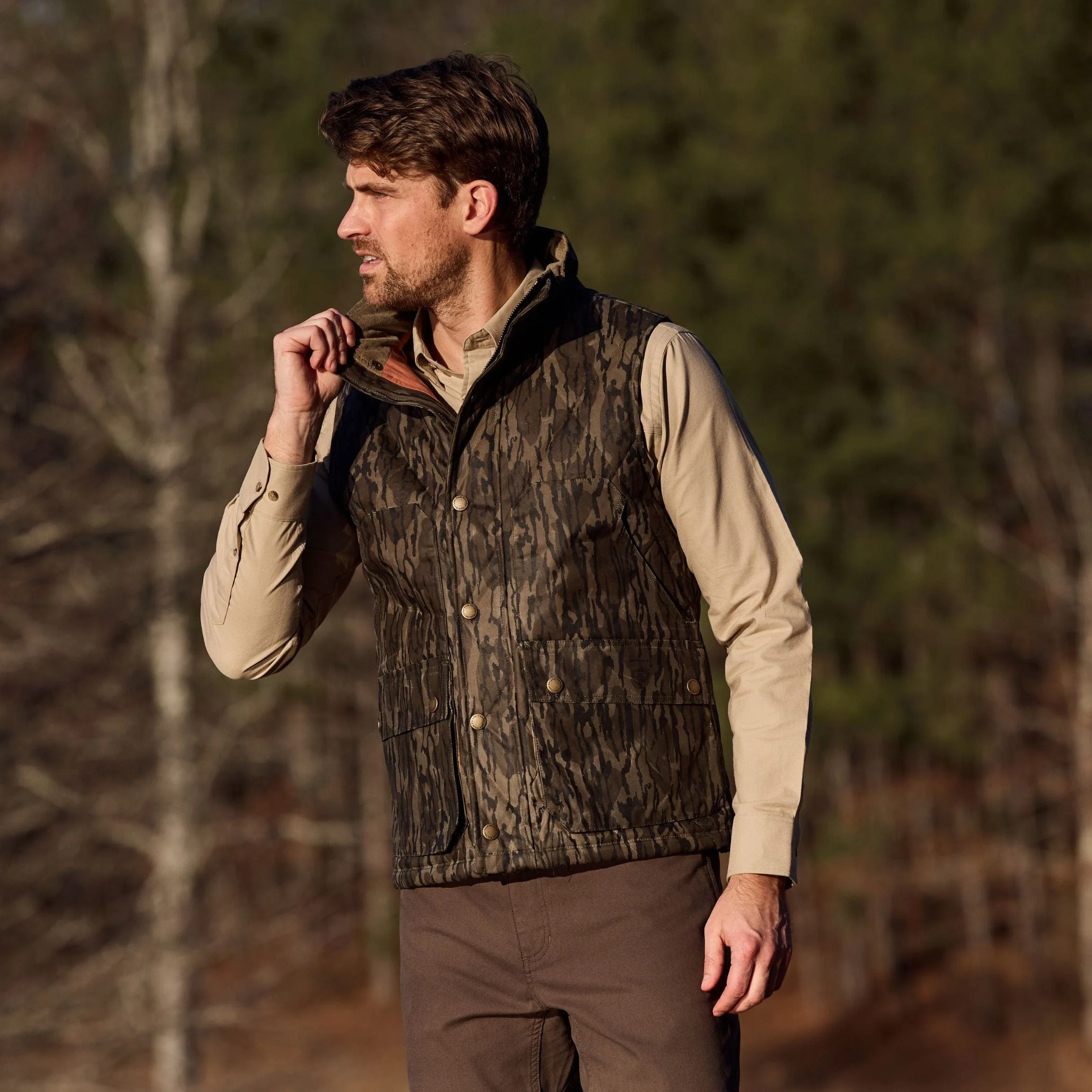 Fowler Vest in Mossy Oak Original Bottomland - Image 5