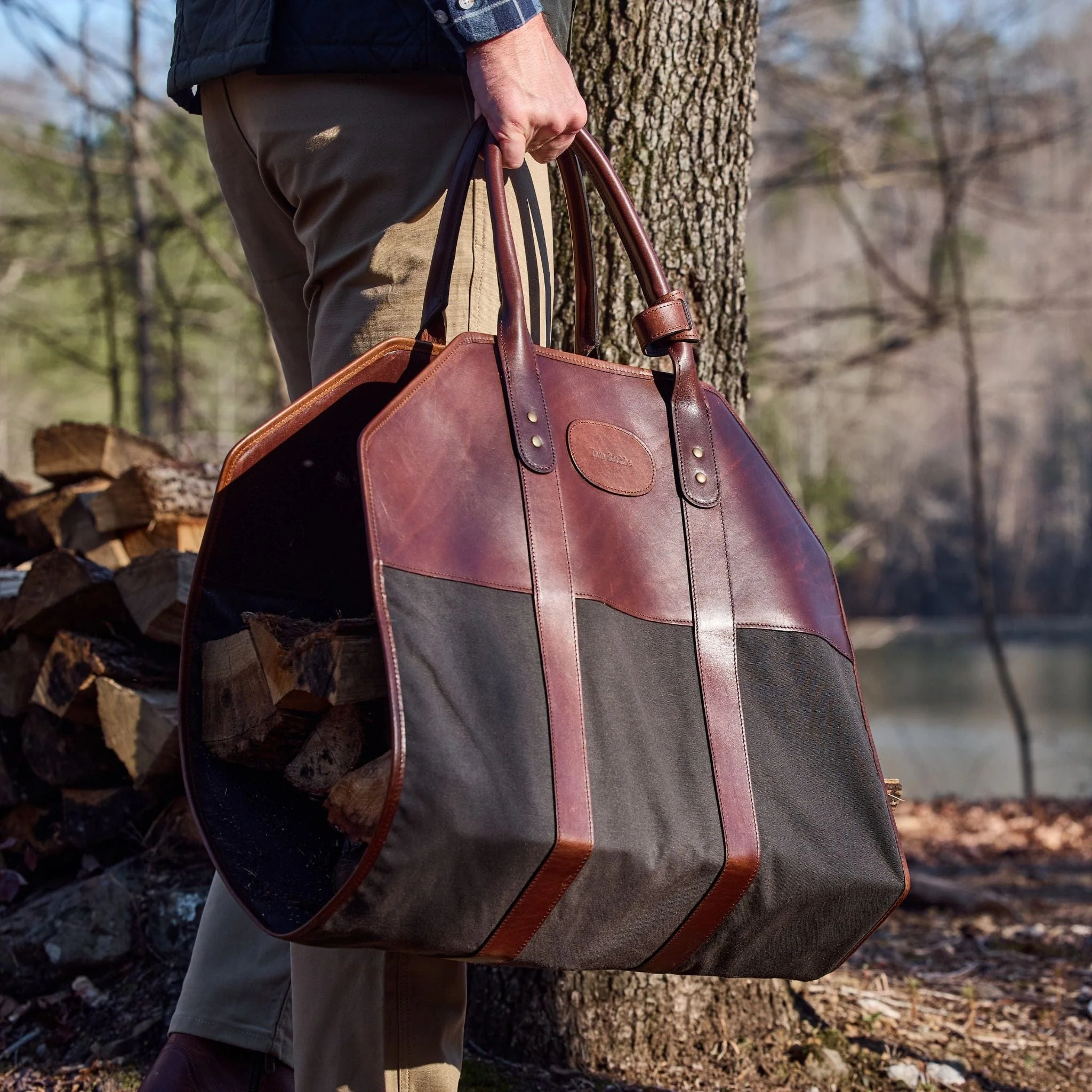Canvas Log Carrier - Image 5