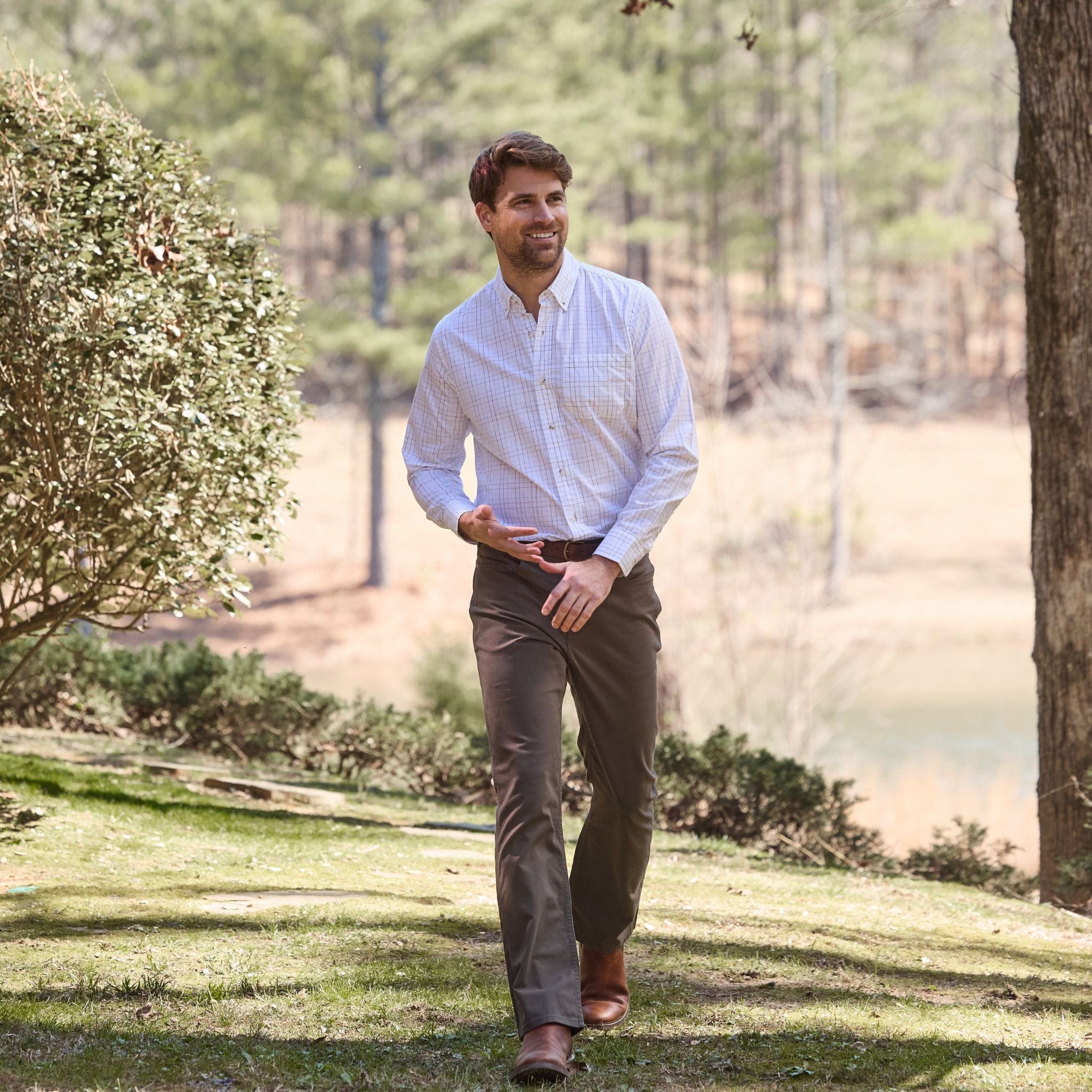 Reid Straight Leg Cotton Chino Pant - Image 25