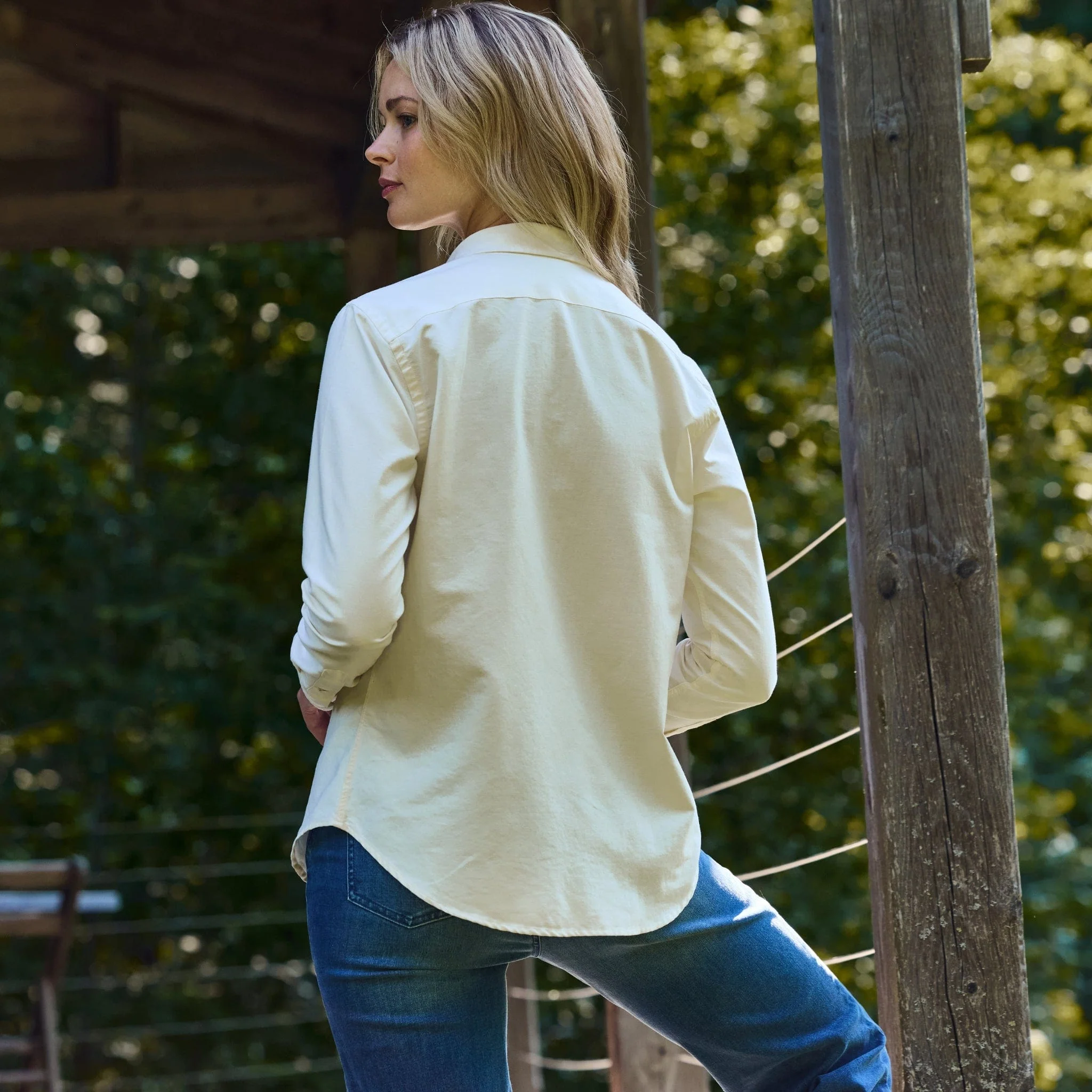 Women's Oxford Shirt - Image 4